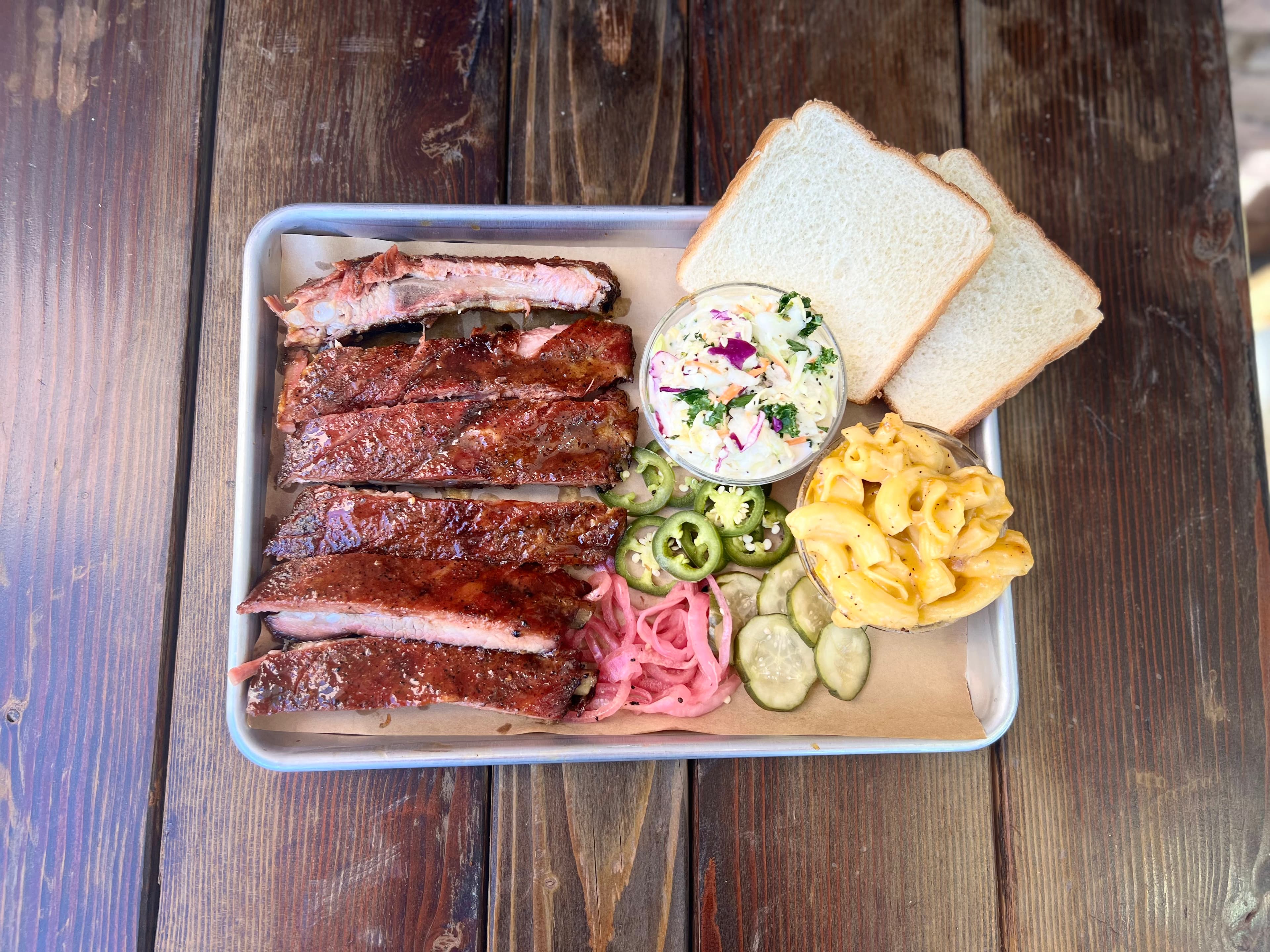 BBQ meat closeup